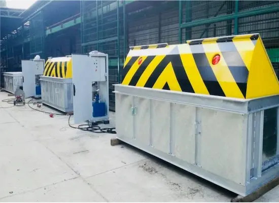 K8 Crash Rated Road Blocker Installation